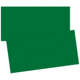 Briefumschläge Universalpapier | DIN lang, 80 g/m², dunkelgrün, 10 Stück