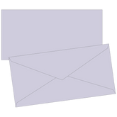 Briefumschläge Universalpapier | DIN lang, 80 g/m², lilac, 10 Stück