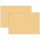 Briefumschläge Universalpapier | C6, 80 g/m², honig, 10 Stück