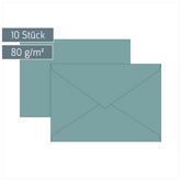 Briefumschläge Universalpapier | C6, 80 g/m², petrol, 10 Stück
