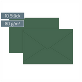 Briefumschläge Universalpapier | C6, 80 g/m², moosgrün, 10 Stück