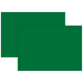 Briefumschläge Universalpapier | C6, 80 g/m², dunkelgrün, 10 Stück