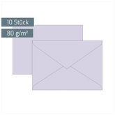 Briefumschläge Universalpapier | C6, 80 g/m², lilac, 10 Stück