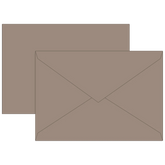 Briefumschläge Universalpapier | C6, 80 g/m², taupe, 10 Stück