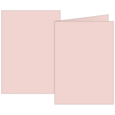 Klappkarten Universalpapier | A6, 105×150 mm, 160 g/m², rosé, 10 Stück