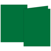 Klappkarten Universalpapier | A6, 105×150 mm, 160 g/m², dunkelgrün, 10 Stück
