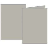 Klappkarten Universalpapier | A6, 105×150 mm, 160 g/m², grau, 10 Stück
