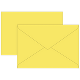 Briefumschläge Universalpapier | C5, 80 g/m², gelb, 10 Stück