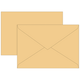 Briefumschläge Universalpapier | C5, 80 g/m², honig, 10 Stück