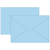 Briefumschläge Universalpapier | C5, 80 g/m², hellblau, 10 Stück