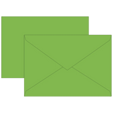 Briefumschläge Universalpapier | C5, 80 g/m², hellgrün, 10 Stück