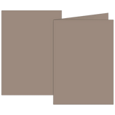 Klappkarten Universalpapier | B6, 200 g/m², taupe, 10 Stück