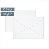 Briefumschläge Universalpapier | B6, 80 g/m², perlweiß, 10 Stück