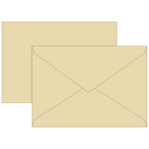 Briefumschläge Universalpapier | B6, 80 g/m², chamois, 10 Stück
