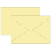 Briefumschläge Universalpapier | B6, 80 g/m², hellgelb