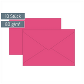 Briefumschläge Universalpapier | B6, 80 g/m², fuchsia, 10 Stück
