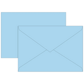 Briefumschläge Universalpapier | B6, 80 g/m², hellblau, 10 Stück