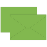 Briefumschläge Universalpapier | B6, 80 g/m², hellgrün, 10 Stück
