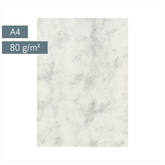 Multifunktionspapier Universalpapier Marmor | A4, 80 g/m², grau, 50 Blatt