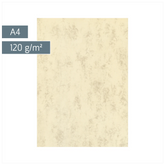 Multifunktionspapier Universalpapier Marmor | A4, 120 g/m², chamois, 35 Blatt