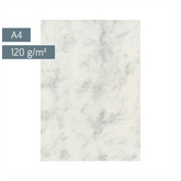 Multifunktionspapier Universalpapier Marmor | A4, 120 g/m², grau, 35 Blatt