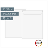 Luftpolstertaschen | 172×225 mm, 13, 75 g/m², weiß, 10 Stück