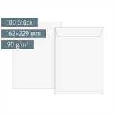 Versandtaschen | 162×229 mm, C5, 90 g/m², weiß, 100 Stück