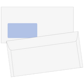 Briefumschläge mit Fenster | DIN lang, weiß, 100 Stück