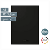 Notizbuch Premium Colour Line | A5, punktiert, onyx