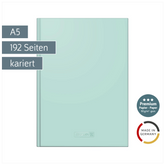 Notizbuch Premium Colour Line | A5, kariert, mint