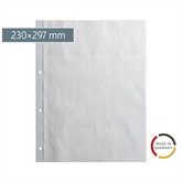 Fotoeinlageblatt | 230×297 mm, weiß, 10 Blatt