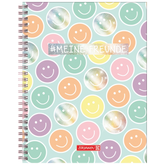 Freundebuch Happy Hippie | 16×21 cm, 80 Seiten, mehrfarbig, pastell