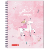 Freundebuch Unicorn Princess | 165×200 cm, 80 Seiten, rosa