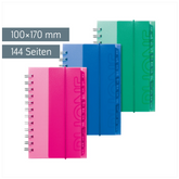 Adressbuch | 100×170 mm, 144 Seiten, sortiert