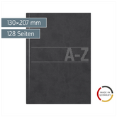 Adressbuch „Virando“ | A5, 128 Seiten, schwarz