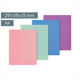 Ringbuch FACT!pp | A4, 2 Ringe, Füllhöhe: 25 mm, sortiert