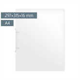 Ringbuch FACT!pp | A4, 2 Ringe, Füllhöhe: 16 mm, arctic