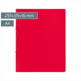 Ringbuch FACT!pp | A4, 2 Ringe, Füllhöhe: 16 mm, red