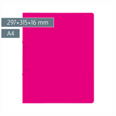 Ringbuch FACT!pp | A4, 2 Ringe, Füllhöhe: 16 mm, pink