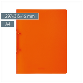 Ringbuch FACT!pp | A4, 2 Ringe, Füllhöhe: 16 mm, orange