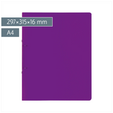 Ringbuch FACT!pp | A4, 2 Ringe, Füllhöhe: 16 mm, purple