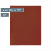 Ringbuch FACT!pp | A4, 2 Ringe, Füllhöhe: 16 mm, braun