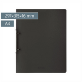Ringbuch FACT!pp | A4, 2 Ringe, Füllhöhe: 16 mm, onyx