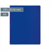 Ringbuch FACT!pp | A4, 4 Ringe, Füllhöhe: 16 mm, blau