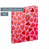 Ringbuch Fruity Love | A4, 2 Ringe, Füllhöhe: 20 mm, rosa/rot
