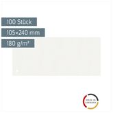 Trennstreifen | 105×240 mm, weiß, 100 Stück