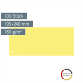 Trennstreifen | 105×240 mm, gelb, 100 Stück