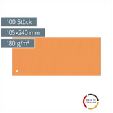 Trennstreifen | 105×240 mm, orange, 100 Stück