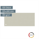 Trennstreifen | 105×240 mm, grau, 100 Stück