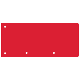 Trennstreifen Colour Code | 105×240 mm, red, 40 Stück